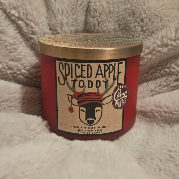 Spiced Apple Toddy 3 Wick 14.5 oz Candle by Bath & Body Works - Picture 1 of 4